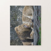 Puzzle Puissant amour Lion (Vertical)