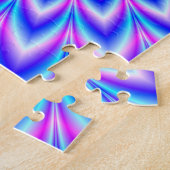 Puzzle Pulse 24 points en bleu rose et violet (Côté)