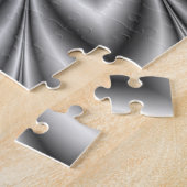 Puzzle Pulse coupée en noir et blanc (Côté)