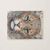 Puzzle Puma Face Surreal Art (Horizontal)