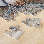 Puzzle Puma Face Surreal Art (Côté)