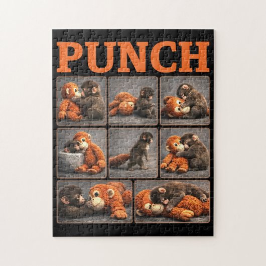 Puzzle Punch Bébé Singe (Vertical)