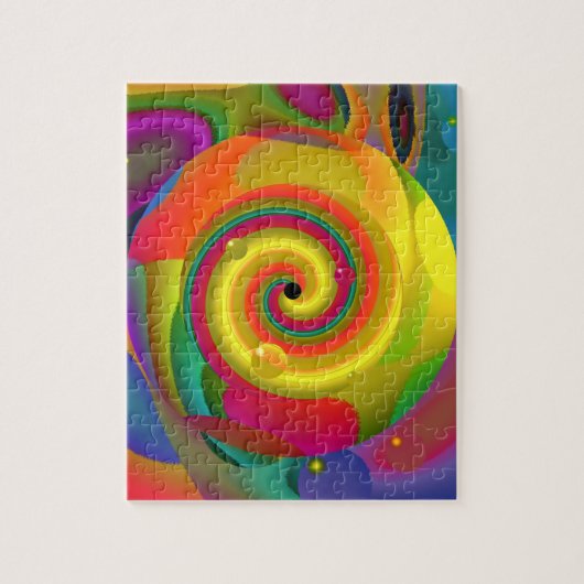 Puzzle Punch psychédélique (Vertical)