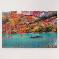 Punissage Sur Rivière À L'Automne Kyoto Japon Voya