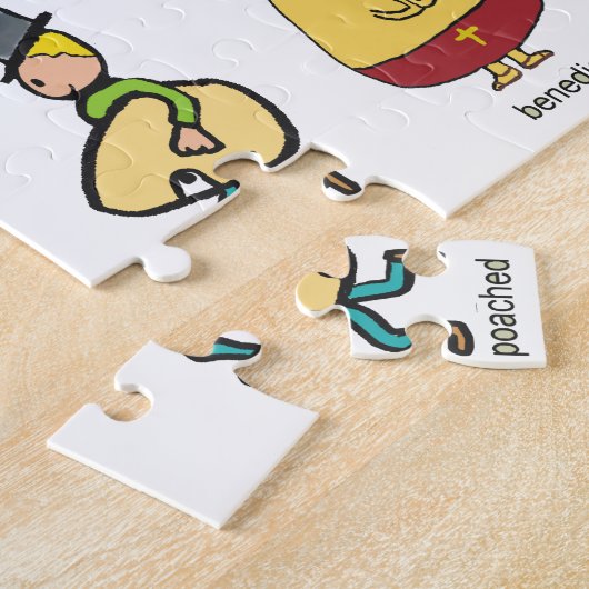 Puzzle Puns d'oeufs (Côté)