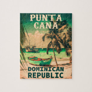Puzzle Punta Cana Dominican - Vacances en famille Vintage