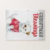 Puzzle Puppy de Christmas (Horizontal)
