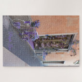 Puzzle Purple Bicycle Souvenir Shop Custom Text Difficile (Horizontal)