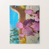 Puzzle Purple Cactus Nouveau-Mexique. (Vertical)