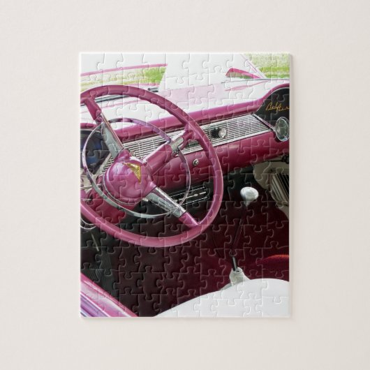 Puzzle Purple Chevy Bel Air (Vertical)