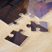 Puzzle Purple Fairy African American Imaginaire Art (Côté)