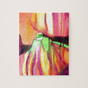 Puzzle Purple Figs aquarelle originale peinture goutte à