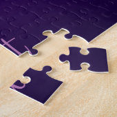 Puzzle Purple Gradient World Map Earth Travel Ajouter un  (Côté)