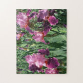 Puzzle Purple Irises Printemps Floral (Vertical)