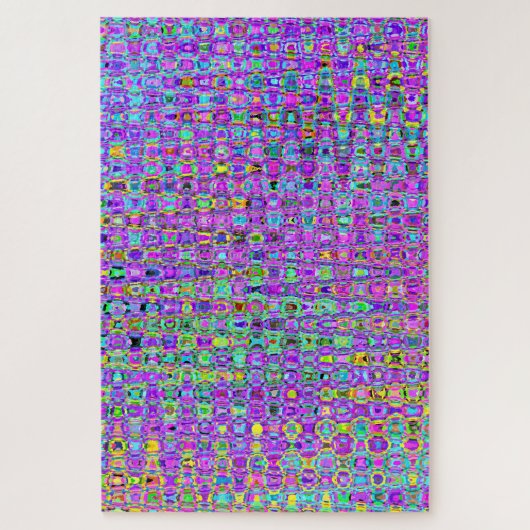 Puzzle Purple Peacock (Vertical)