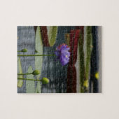 Puzzle Purple Waterlily (Horizontal)