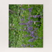 Puzzle Purple Wild Flowers (Vertical)