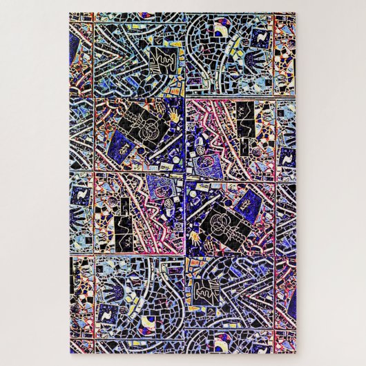 PUZZLE PUZLE D'ART MODERNE LE PLUS DIFFICILE DU MONDE 197 (Vertical)