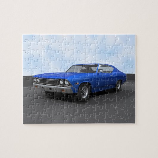 Puzzle Puzzle:1968 Chevelle SS: Finition bleue (Horizontal)