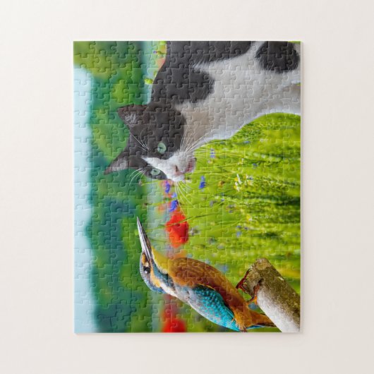 Puzzle Puzzle-Cat & Bird (Vertical)