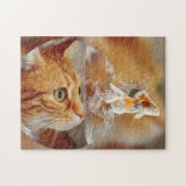 Puzzle Puzzle-Cat & Goldfish (Horizontal)