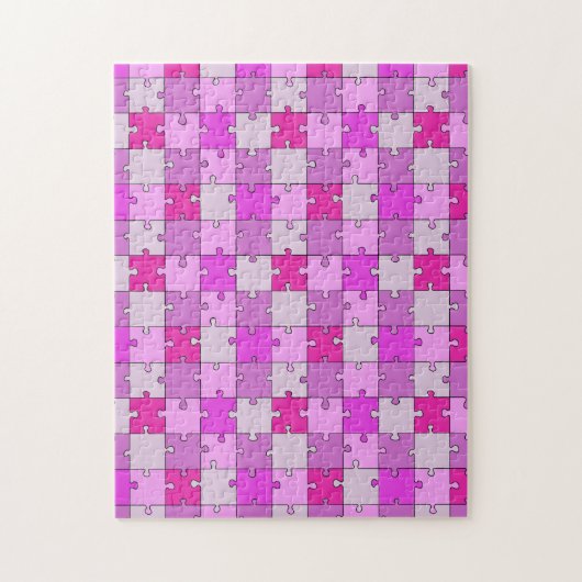 Puzzle Puzzle Challenge Roze Legpuzzel (Verticaal)
