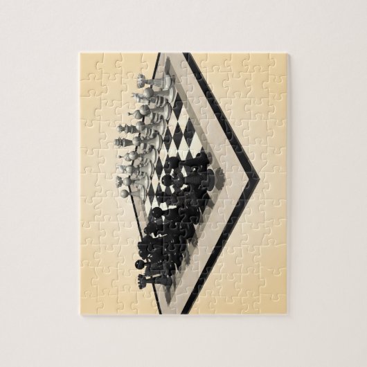 Puzzle Puzzle: Échecs et pièces d'échecs (Vertical)