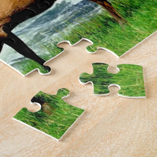 Puzzle Puzzle-Élans de faune (Côté)