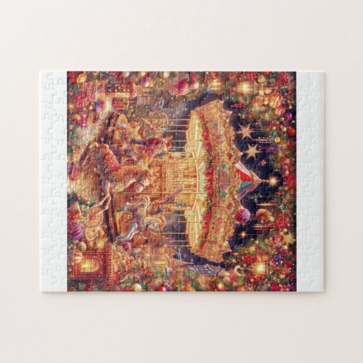 Puzzle 'Puzzle Joy Carousel de Noël, 11" x 14", 252 piec (Horizontal)