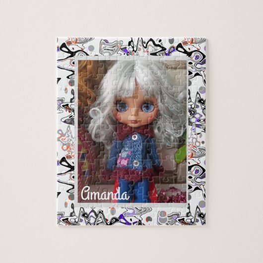 Puzzle, puzzle mignon, poupée (Vertical)