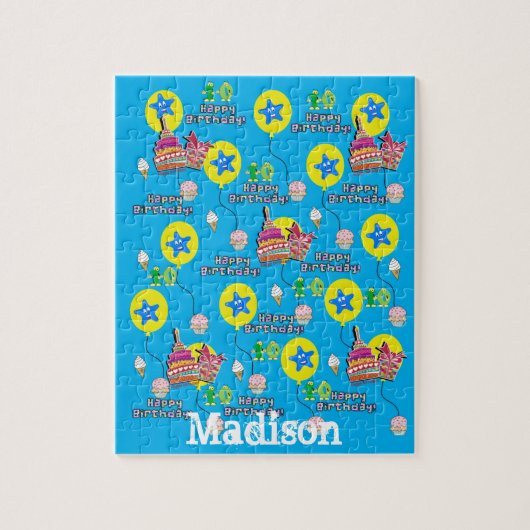 Puzzle Puzzles, Joyeux 10e anniversaire, #10 Anniversaire (Vertical)