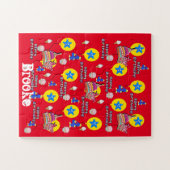 Puzzle Puzzles, Joyeux 4e anniversaire, #4 Anniversaire R (Horizontal)