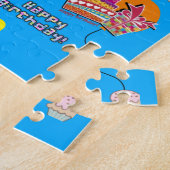 Puzzle Puzzles, Joyeux 6e anniversaire, Bleu (Côté)