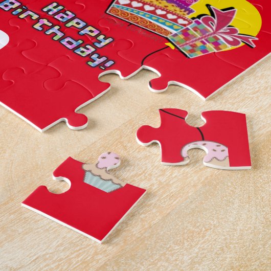 Puzzle Puzzles, Joyeux 8e anniversaire, #8 Anniversaire R (Côté)