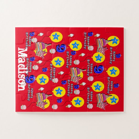 Puzzle Puzzles, Joyeux 8e anniversaire, #8 Anniversaire R (Horizontal)