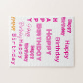 Puzzle Puzzles, Joyeux anniversaire (Horizontal)