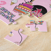 Puzzle Puzzles, Joyeux Anniversaire, #2e Rose (Côté)