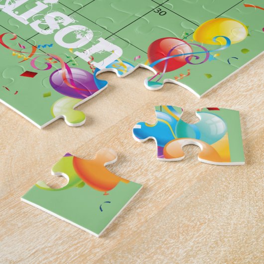 Puzzle Puzzles, Joyeux anniversaire avril 2022 Jigsaw Puz (Côté)