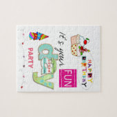Puzzle Puzzles, Joyeux Anniversaire FUN Cupcake Jigsaw Pu (Horizontal)