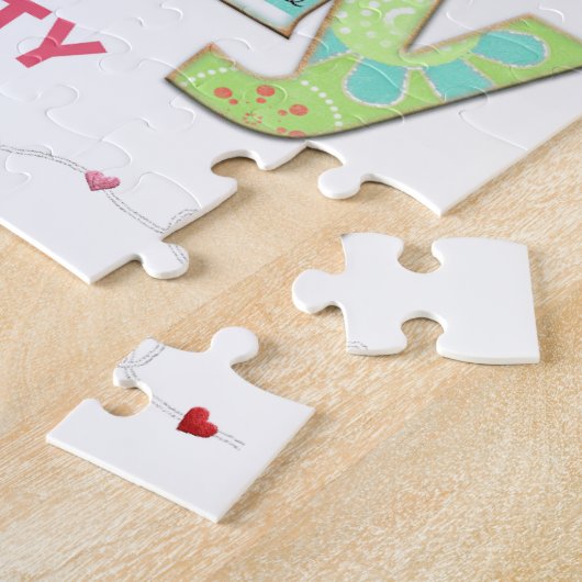 Puzzle Puzzles, Joyeux Anniversaire FUN Cupcake Jigsaw Pu (Côté)