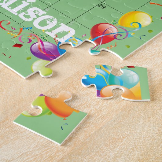 Puzzle Puzzles, Joyeux anniversaire Janvier 2022 Jigsaw P (Côté)