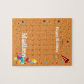 Puzzle Puzzles, Joyeux anniversaire Octobre 2022 Jigsaw P (Horizontal)