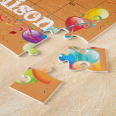 Puzzle Puzzles, Joyeux anniversaire Octobre 2022 Jigsaw P (Côté)