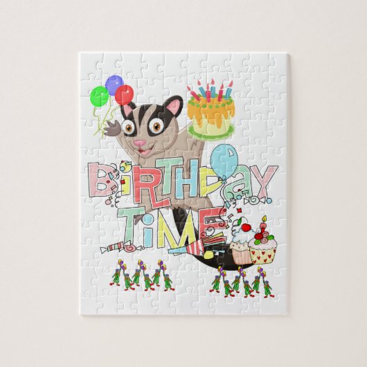 Puzzle Puzzles, Joyeux Anniversaire Possum Cake Jigsaw Pu (Vertical)