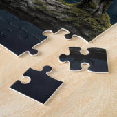 Puzzle Pygargue à tête blanche avec cape et coiffe de dra (Côté)