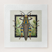 Puzzle Pygmy Grasshopper 020924IREF232 - Watercolor (Vertical)