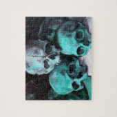 Puzzle Pyramid of Skulls After Cezanne (Vertical)