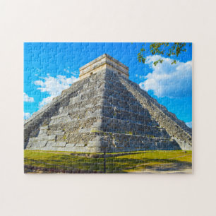 Puzzle Pyramide de Chichen Itza Mexique.