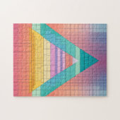 Puzzle pyramide du graphique Arrière - plan, divisée en 5 (Horizontal)