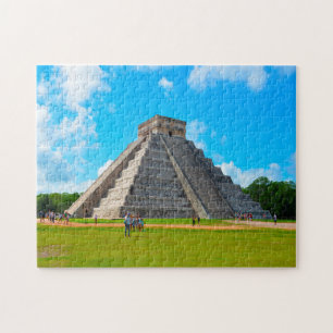 Puzzle Pyramide Kukulcan Chichenitzá Mexique.